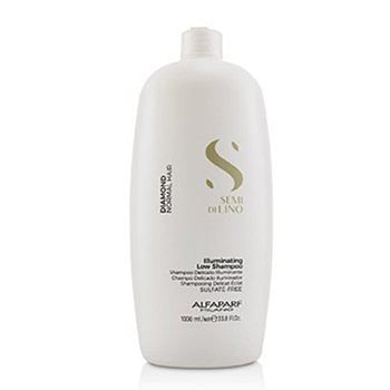 ALFAPARF SEMI DI LINO DIAMOND ILLUMINATING LOW SHAMPOO 1000 ml - Shampoo delicato illuminante. Lucentezza estrema