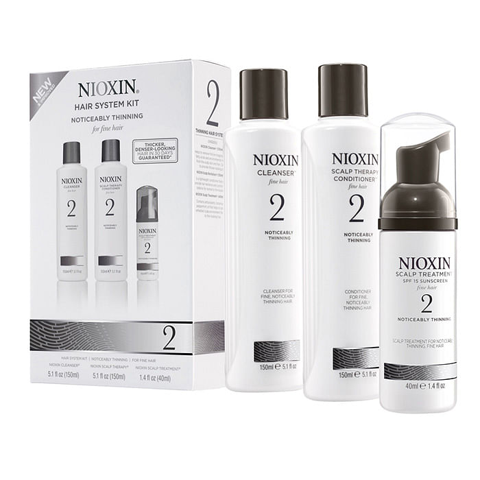 NIOXIN 3D CARE SYSTEM KIT 2 - CAPELLI NATURALI DIRADATI - NATURAL HAIR PROGRESSED THINNING