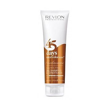 REVLONISSIMO 45 DAYS CONDITIONING SHAMPOO INTENSE COPPERS 275 ml / 9.30 Fl.Oz