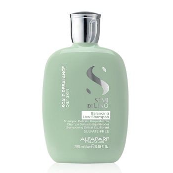 ALFAPARF SEMI DI LINO SCALP REBALANCE BALANCING LOW SHAMPOO 250 ml - Shampoo riequilibrante per cute con eccesso di sebo