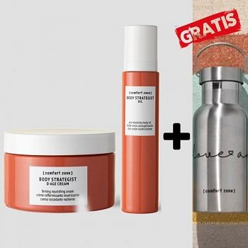 COMFORT ZONE BODY STRATEGIST ROUTINE CORPO TONIFICAZIONE (OIL 100 ml-DAGE CREAM 180 ml)+BORRACCIA