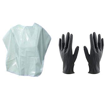DISPOSABLE GLOVES AND CAP KIT