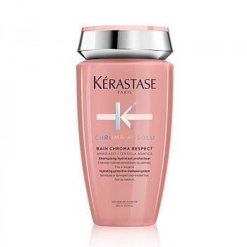 KERASTASE CHROMA BAIN RESPECT 250 ml - Shampoo per capelli colorati fini/medi. Prolunga la durata del colore