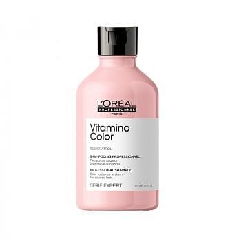 L OREAL SERIE EXPERT VITAMINO COLOR SHAMPOO 500 ml - Shampoo per capelli  colorati. Azione anti-sbiadimento del colore., CAPELLI COLORATI