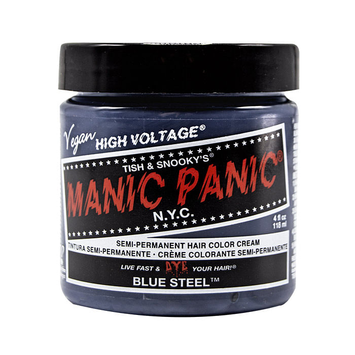 MANIC PANIC CLASSIC HIGH VOLTAGE BLUE STEEL 118 ml / 4.00 Fl.Oz, CLASSIC  HIGH VOLTAGE - COLORE PRONTO ALL USO