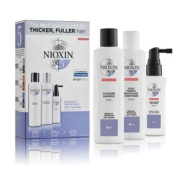 NIOXIN - SYSTEM 5 KIT 150 ml - Capelli Decolorati/ Trattati Chimicamente con Diradamento Lieve