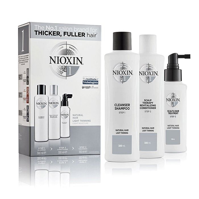 NIOXIN - SYSTEM 1 KIT 300 ml - Capelli naturali con diradamento lieve