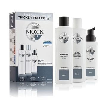 NIOXIN - SYSTEM 2 KIT 300 ml - Capelli naturali con diradamento avanzato