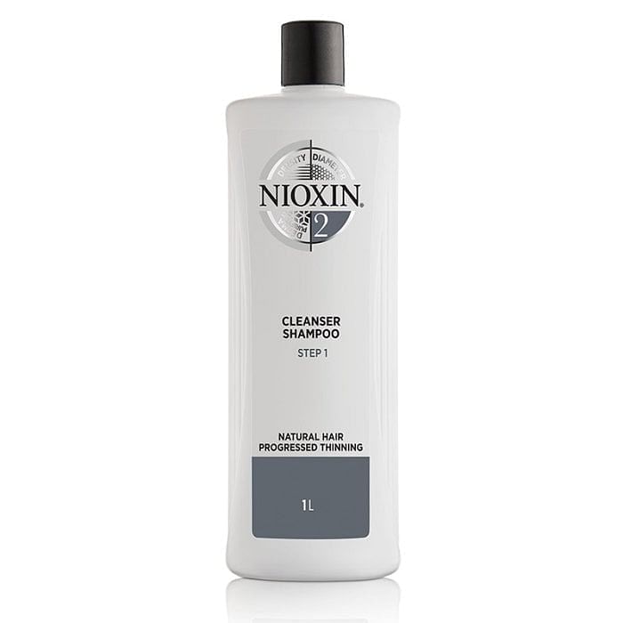 NIOXIN - SYSTEM 2 CLEANSER SHAMPOO NATURAL HAIR PROGRESSED THINNING 1000 ml / 33.81 Fl.Oz