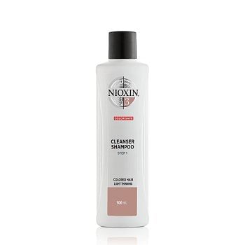 NIOXIN - SYSTEM 3 CLEANSER SHAMPOO 300 ml - Capelli Trattati Colorati con Diradamento Lieve