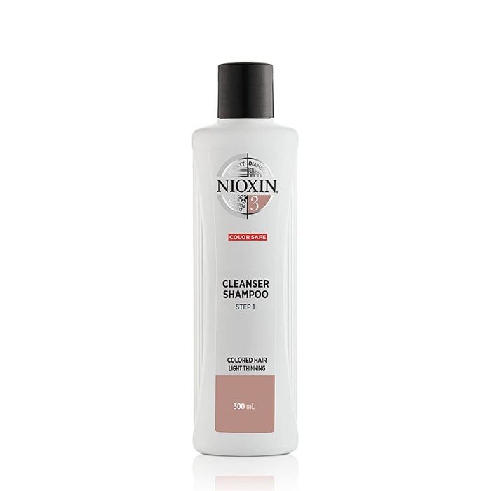 NIOXIN - SYSTEM 3 CLEANSER SHAMPOO COLORED HAIR LIGHT THINNING 300 ml / 10.15 Fl.Oz