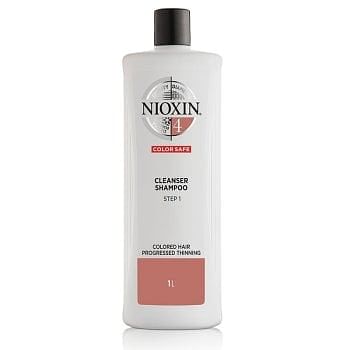 NIOXIN - SYSTEM 4 CLEANSER SHAMPOO 1000 ml - Capelli Trattati Colorati con Diradamento Avanzato