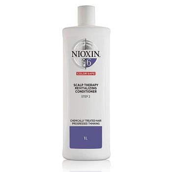 NIOXIN - SYSTEM 6 SCALP THERAPY REVITALIZING CONDITIONER 1000 ml - Capelli Decolorati/ Trattati Chimicamente con Diradamento Avanzato