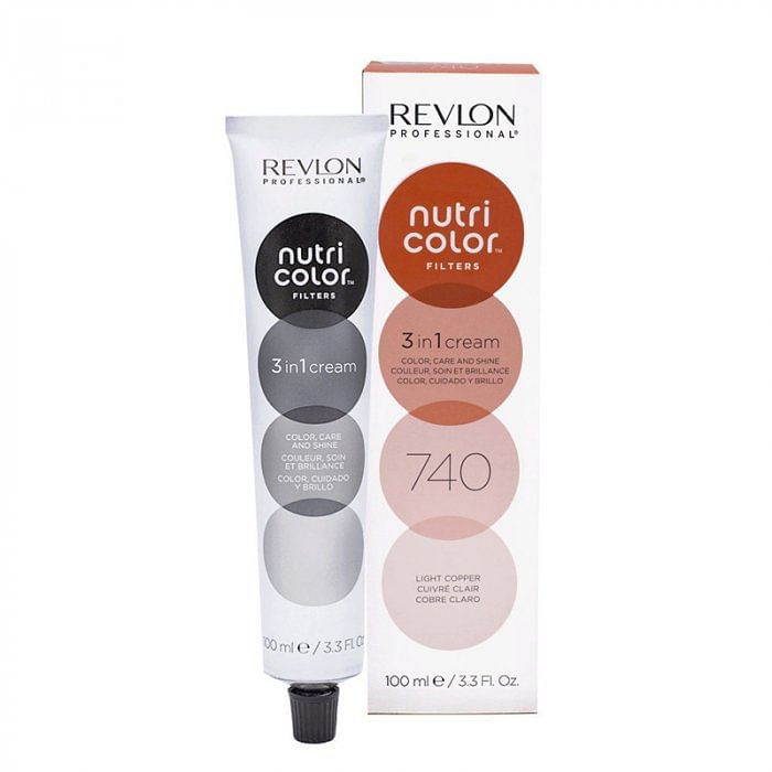 REVLON PROFESSIONAL NUTRI COLOR FILTERS 740 - LIGHT COPPER 100 ml / 3.30 Fl.Oz