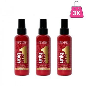 REVLON PROFESSIONAL UNIQ ONE ORIGINAL HAIR TREATMENT 150 ml / 5.10 Fl.Oz -  MULTIPACK 3 PZ, ALL ITEMS