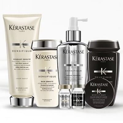 KERASTASE DENSIFIQUE BAIN DENSITE HOMME 250 ml - Shampoo da uomo che dona  densità e spessore ai capelli diradati. Capelli più forti e più folti, CAPELLI SOTTILI/FINI