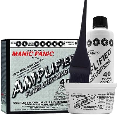 MANIC PANIC FLASH LIGHTNING BLEACH KIT - 40 VOLUME - rainbow